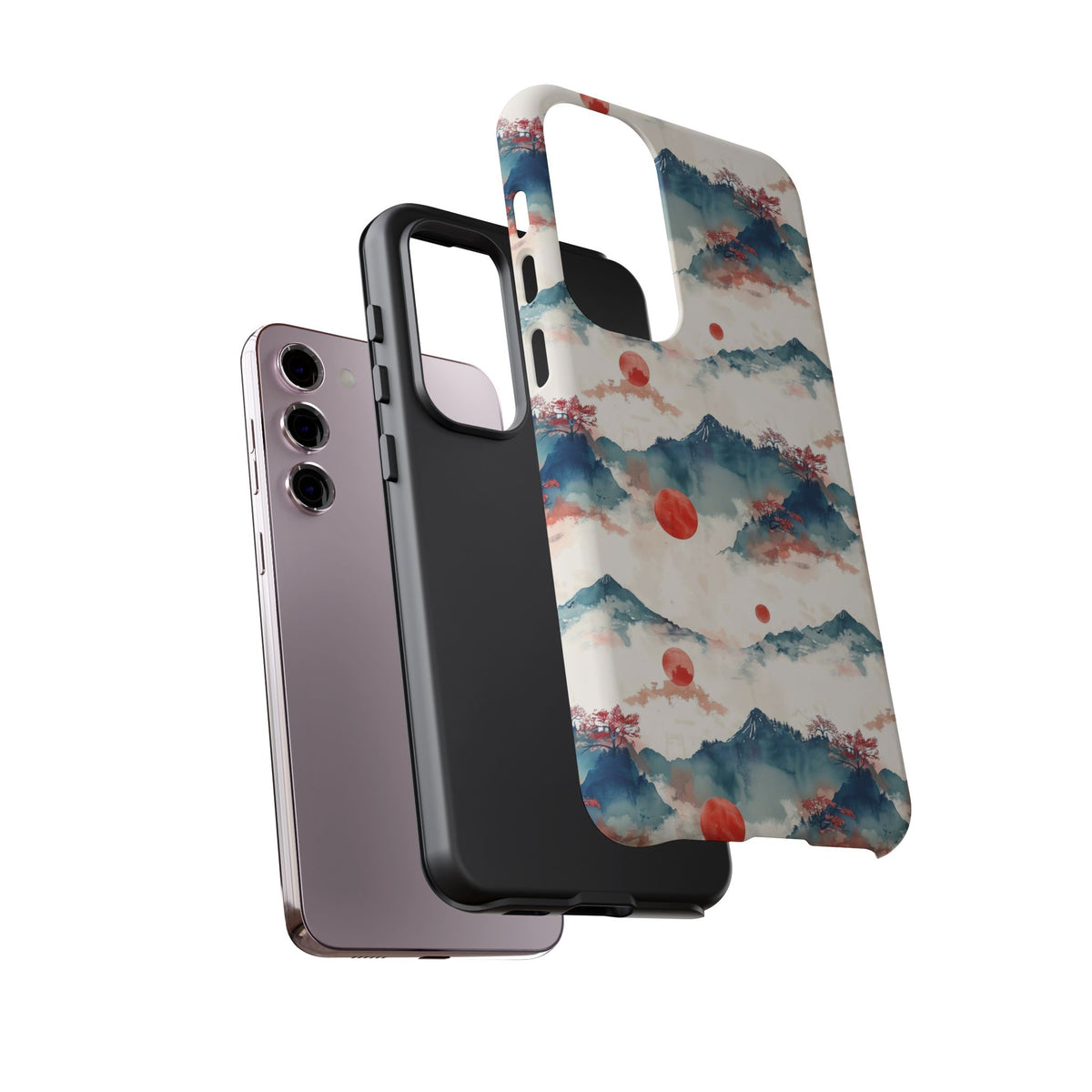 Japanese Pattern Phone Case – Elegant & Timeless Design for Your Phone 477