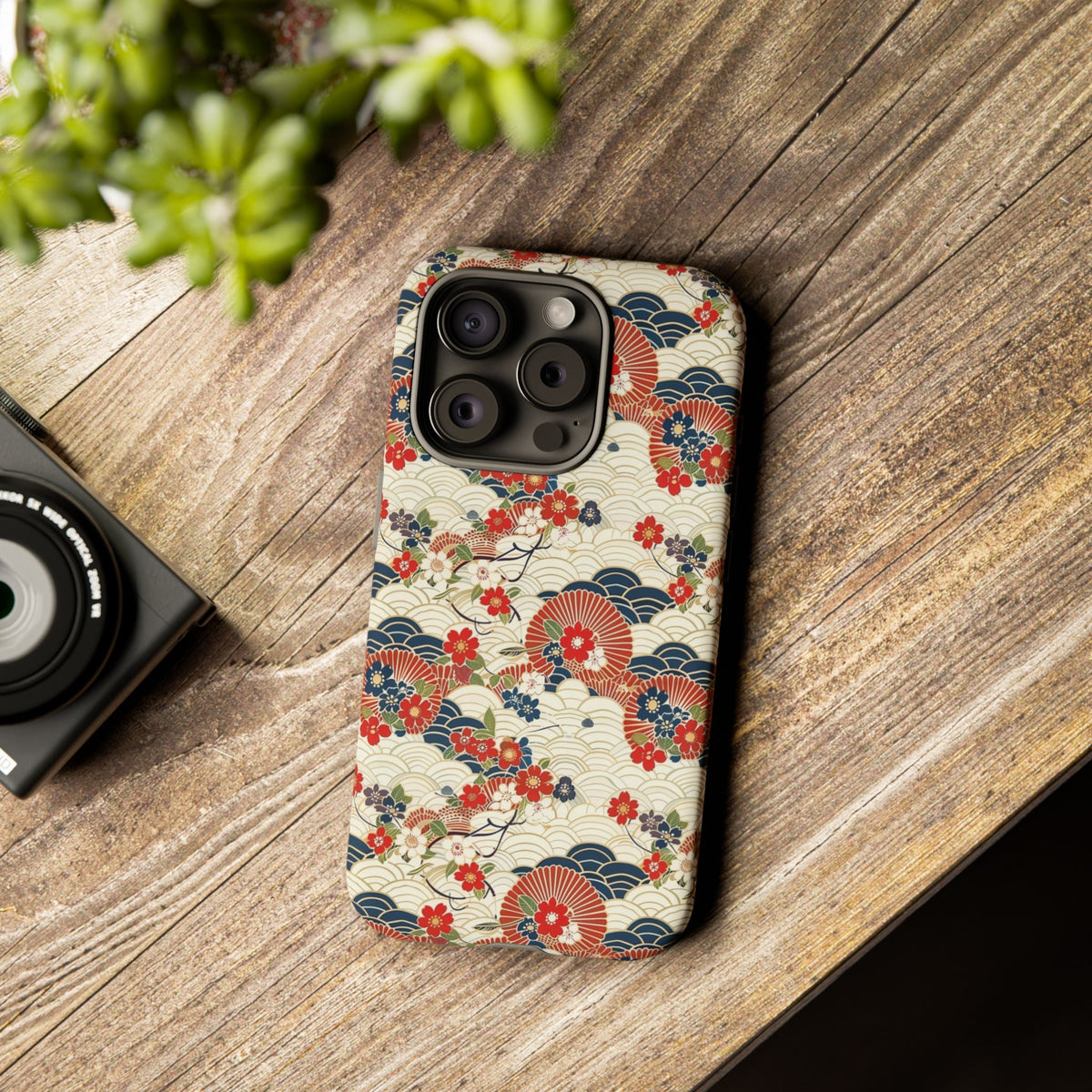 Japanese Pattern Phone Case – Elegant & Timeless Design for Your Phone 124