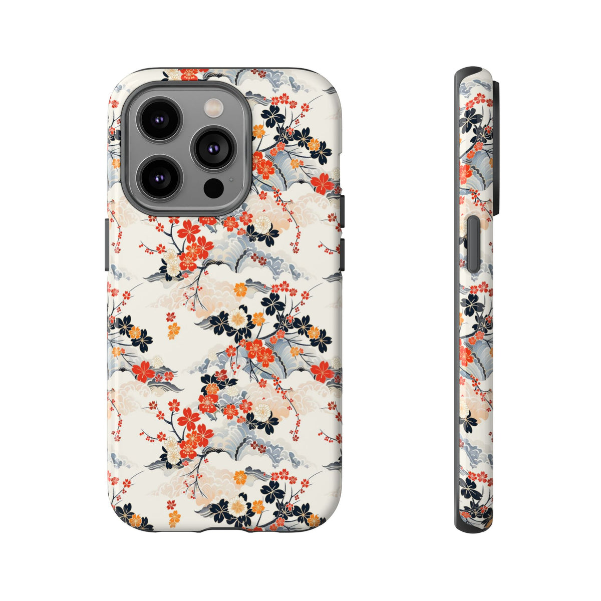 Japanese Pattern Phone Case – Elegant & Timeless Design for Your Phone 302