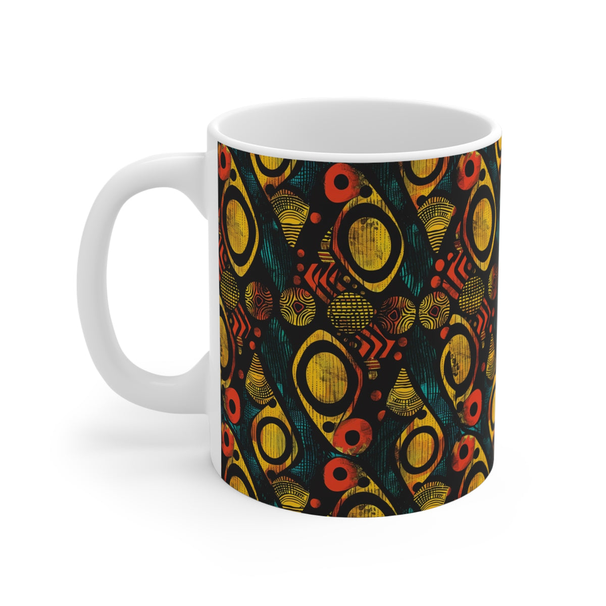 All-Over African Pattern Coffee Mug 692