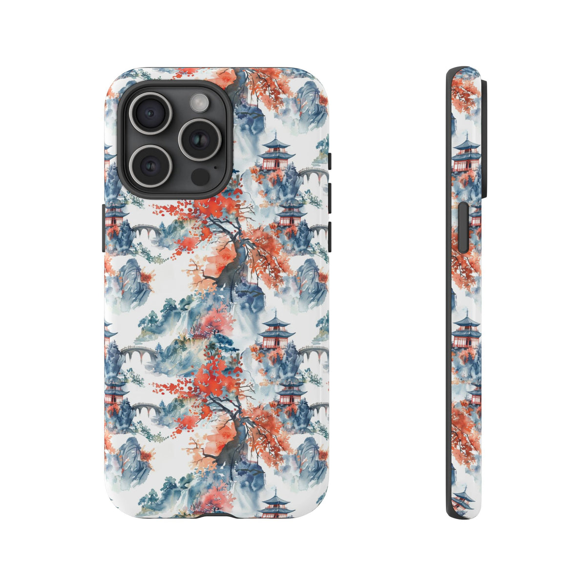 Japanese Pattern Phone Case – Elegant & Timeless Design for Your Phone 043