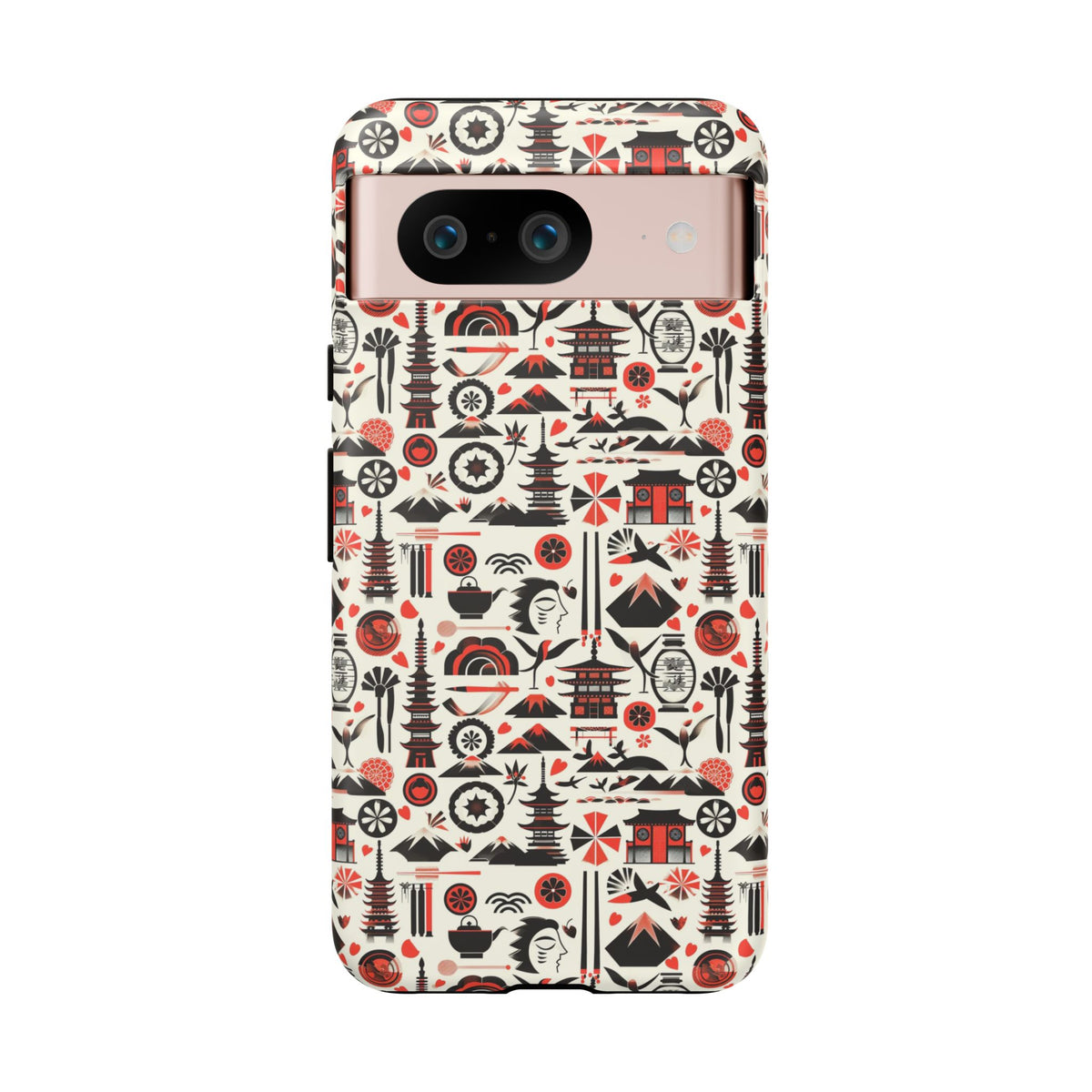 Japanese Pattern Phone Case – Elegant & Timeless Design for Your Phone 006