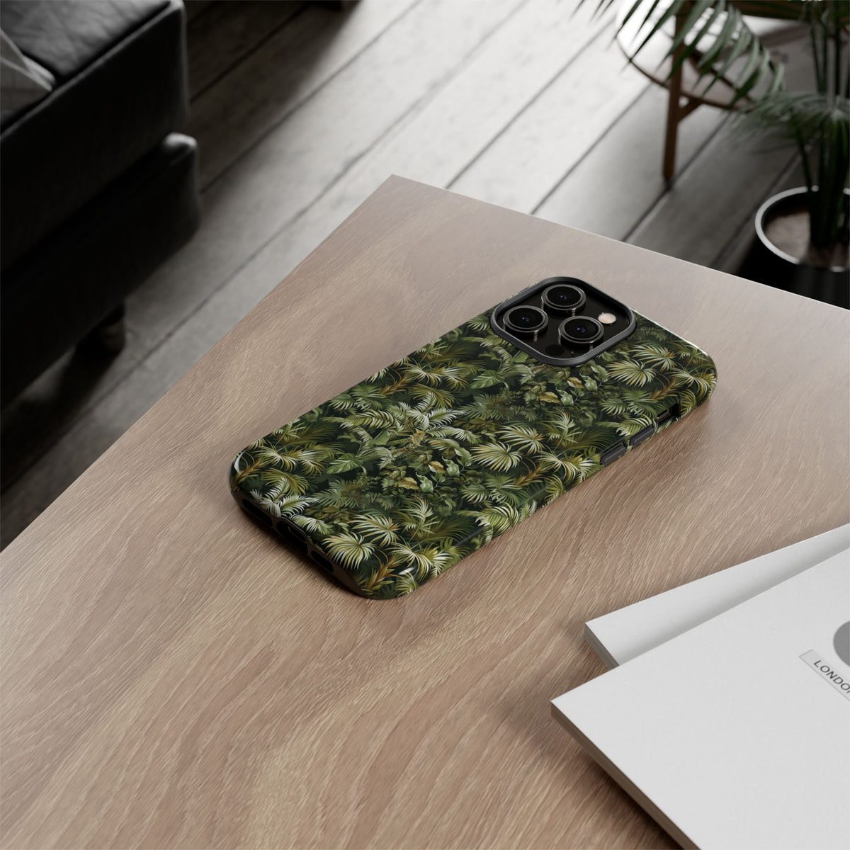 Jungle Pattern Phone Case – Exotic & Lush Design for Your Phone 331