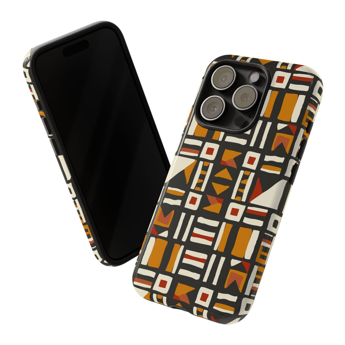 Stylish African Pattern Phone Case – Unique and Vibrant Protection 107