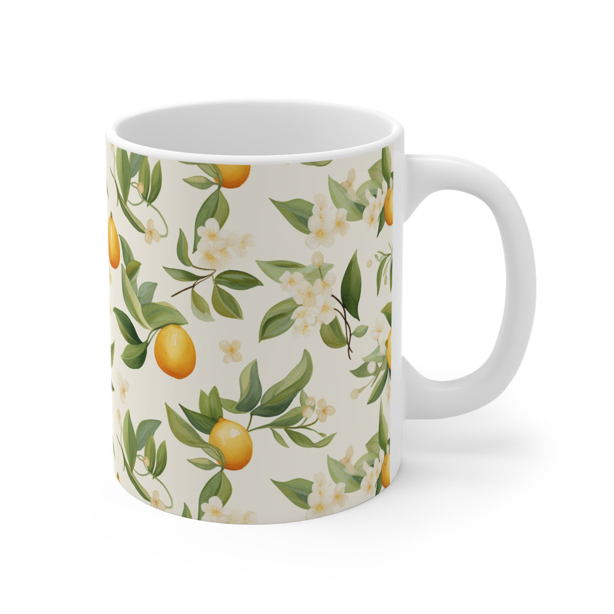 Various Watercolor Design All Over Coffee Mug – Unique Artistic Ceramic Coffee Cup 50