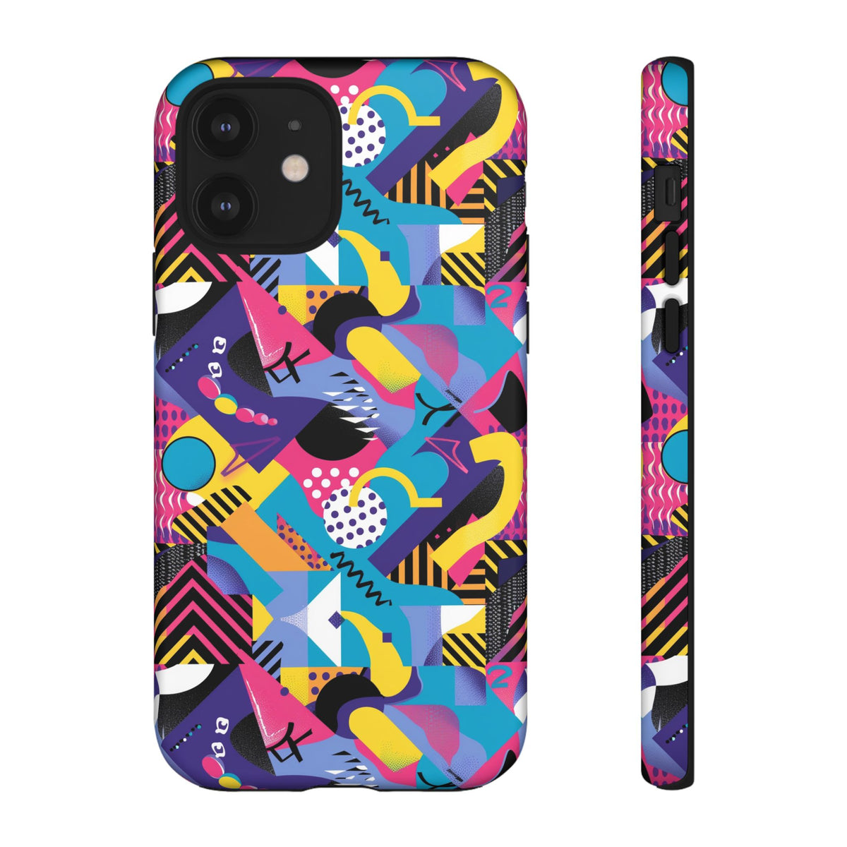 90s Themed Seamless Pattern Phone Case – Embrace Retro Style and Protection 303