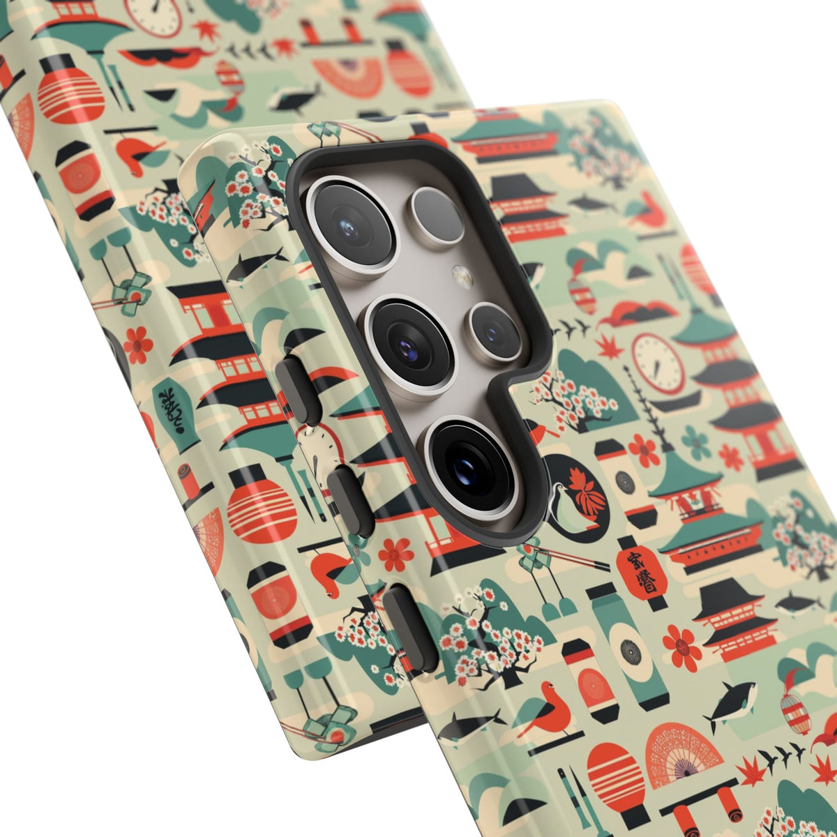 Japanese Pattern Phone Case – Elegant & Timeless Design for Your Phone 105