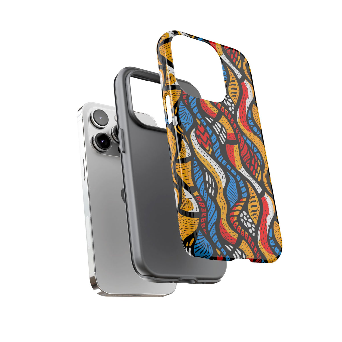 Stylish African Pattern Phone Case – Unique and Vibrant Protection 155