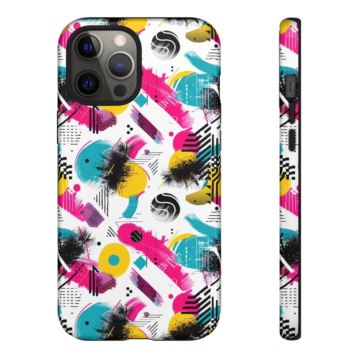 Retro 80s Seamless Phone Case – Vintage Style Meets Modern Protection 135