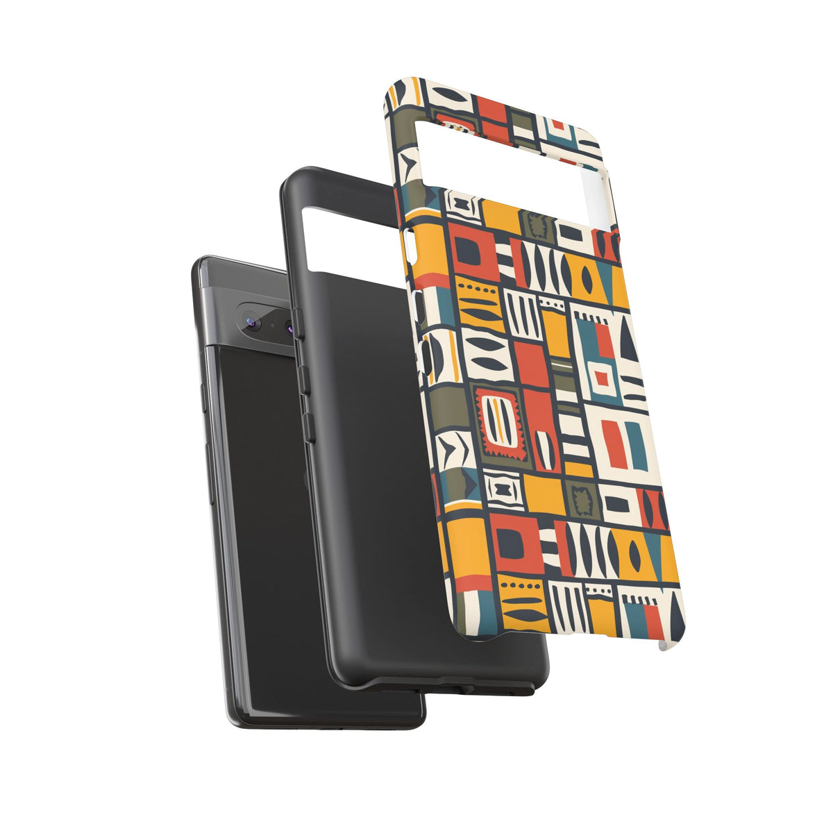 Stylish African Pattern Phone Case – Unique and Vibrant Protection 013