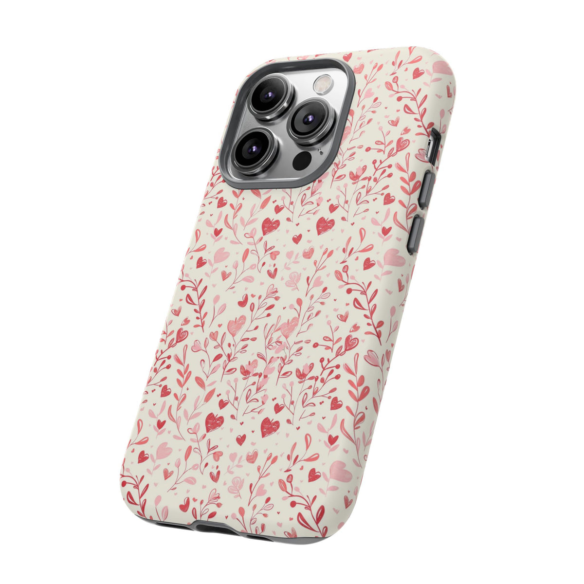 Heart Pattern Phone Case – Stylish & Loving Design for Your Device 823