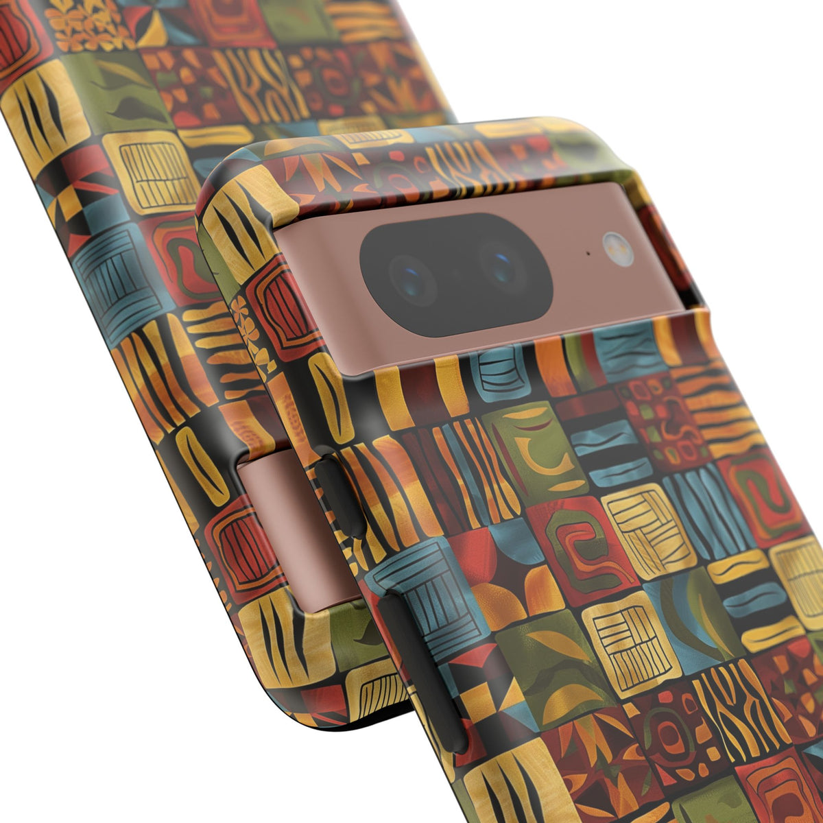 Stylish African Pattern Phone Case – Unique and Vibrant Protection 075