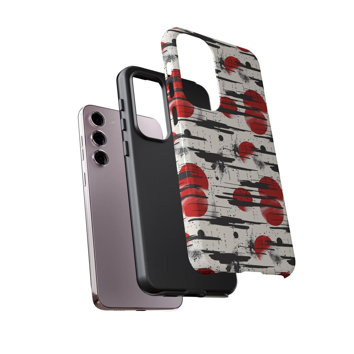 Japanese Pattern Phone Case – Elegant & Timeless Design for Your Phone 053