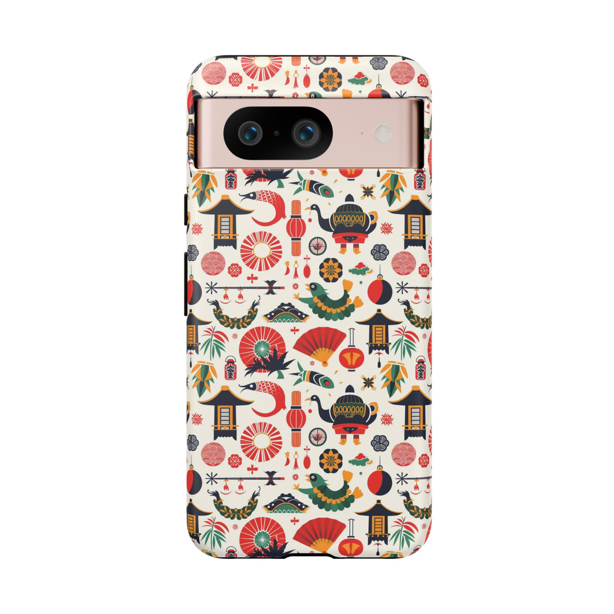 Japanese Pattern Phone Case – Elegant & Timeless Design for Your Phone 461