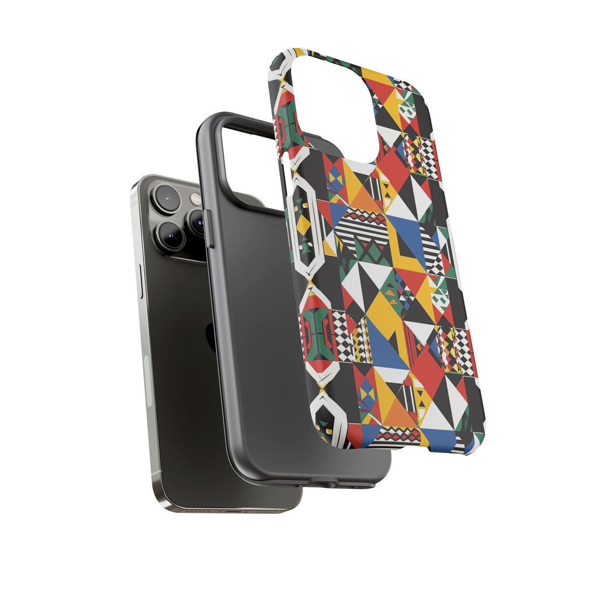 Stylish African Pattern Phone Case – Unique and Vibrant Protection 182