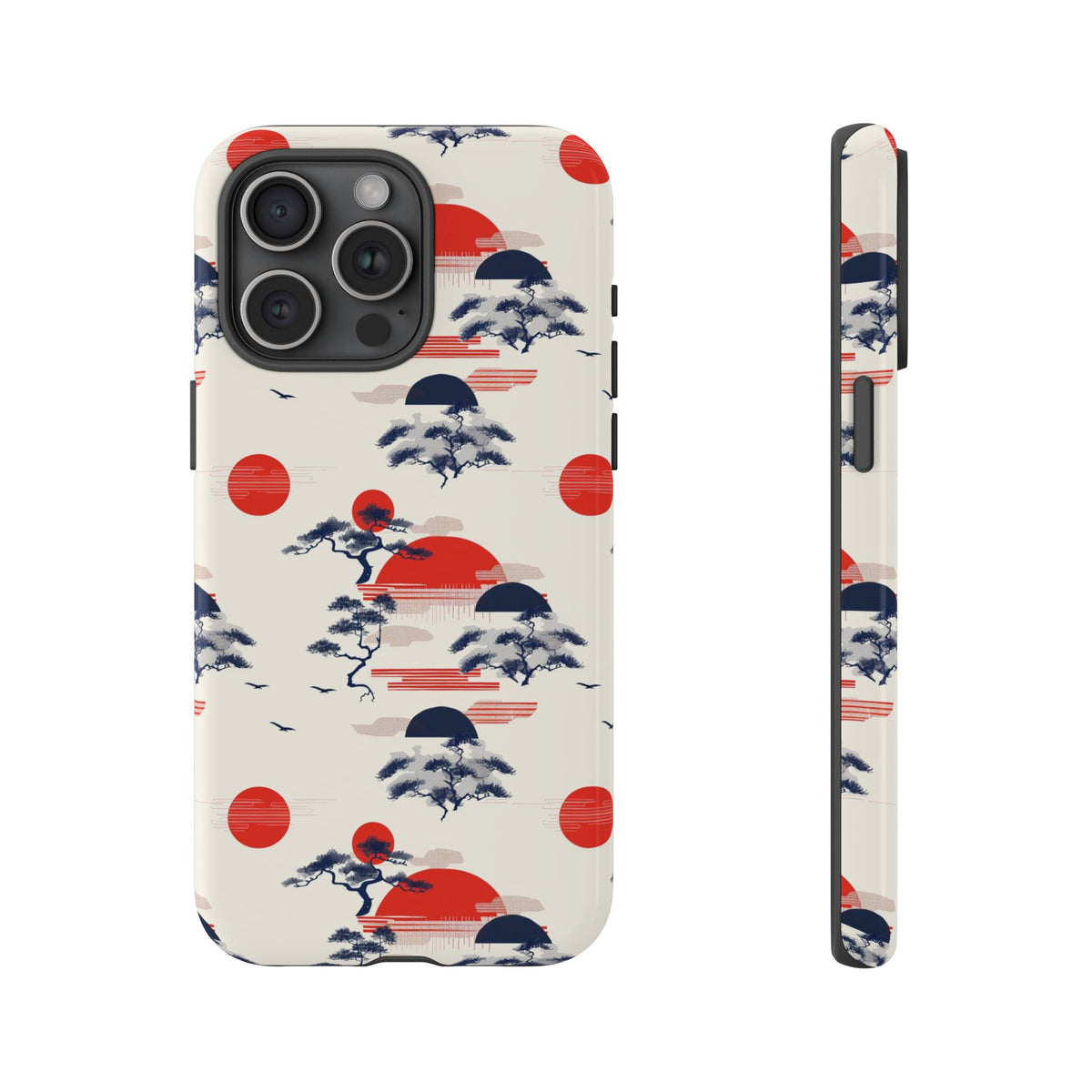 Japanese Pattern Phone Case – Elegant & Timeless Design for Your Phone 047