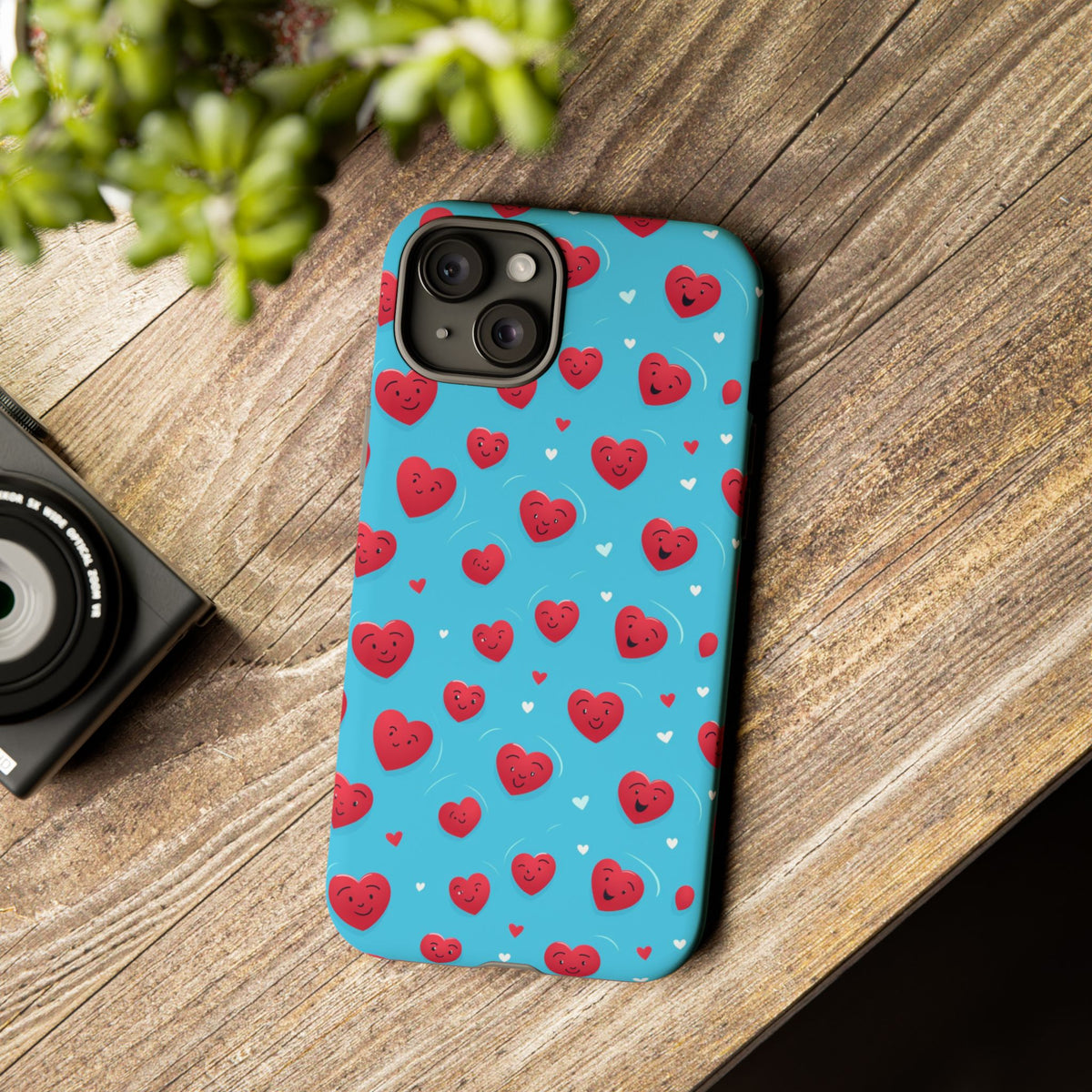 Heart Pattern Phone Case – Stylish & Loving Design for Your Device 811