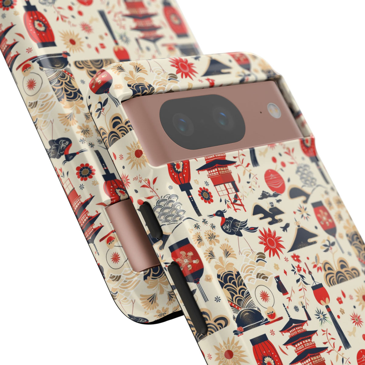 Japanese Pattern Phone Case – Elegant & Timeless Design for Your Phone 024