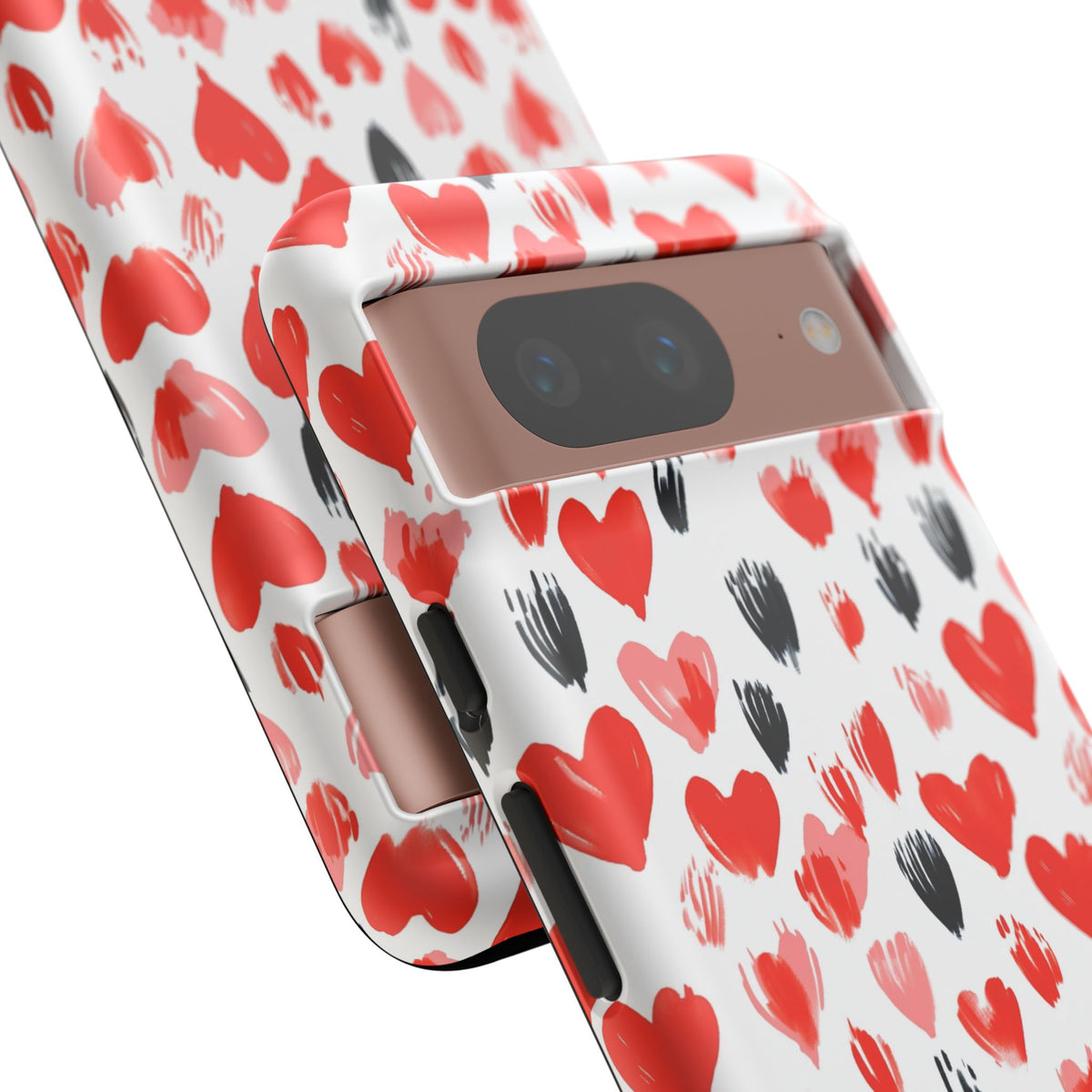 Heart Pattern Phone Case – Stylish & Loving Design for Your Device 366