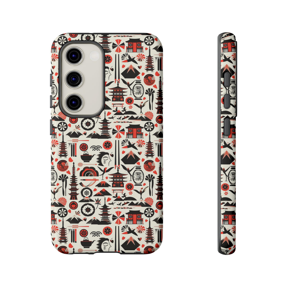 Japanese Pattern Phone Case – Elegant & Timeless Design for Your Phone 006