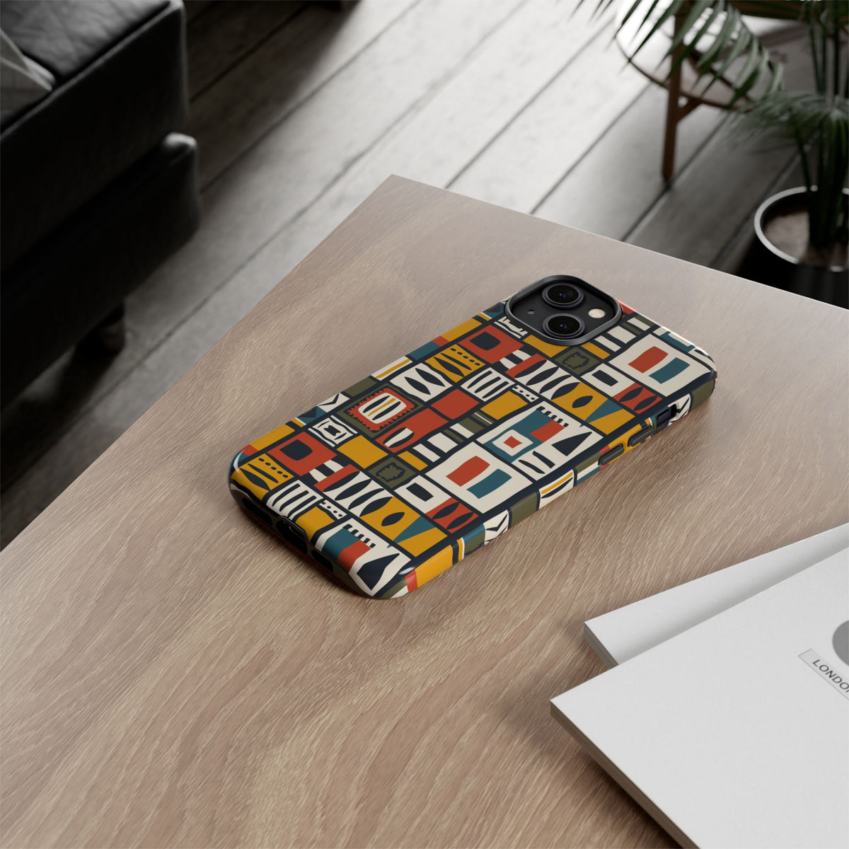 Stylish African Pattern Phone Case – Unique and Vibrant Protection 013