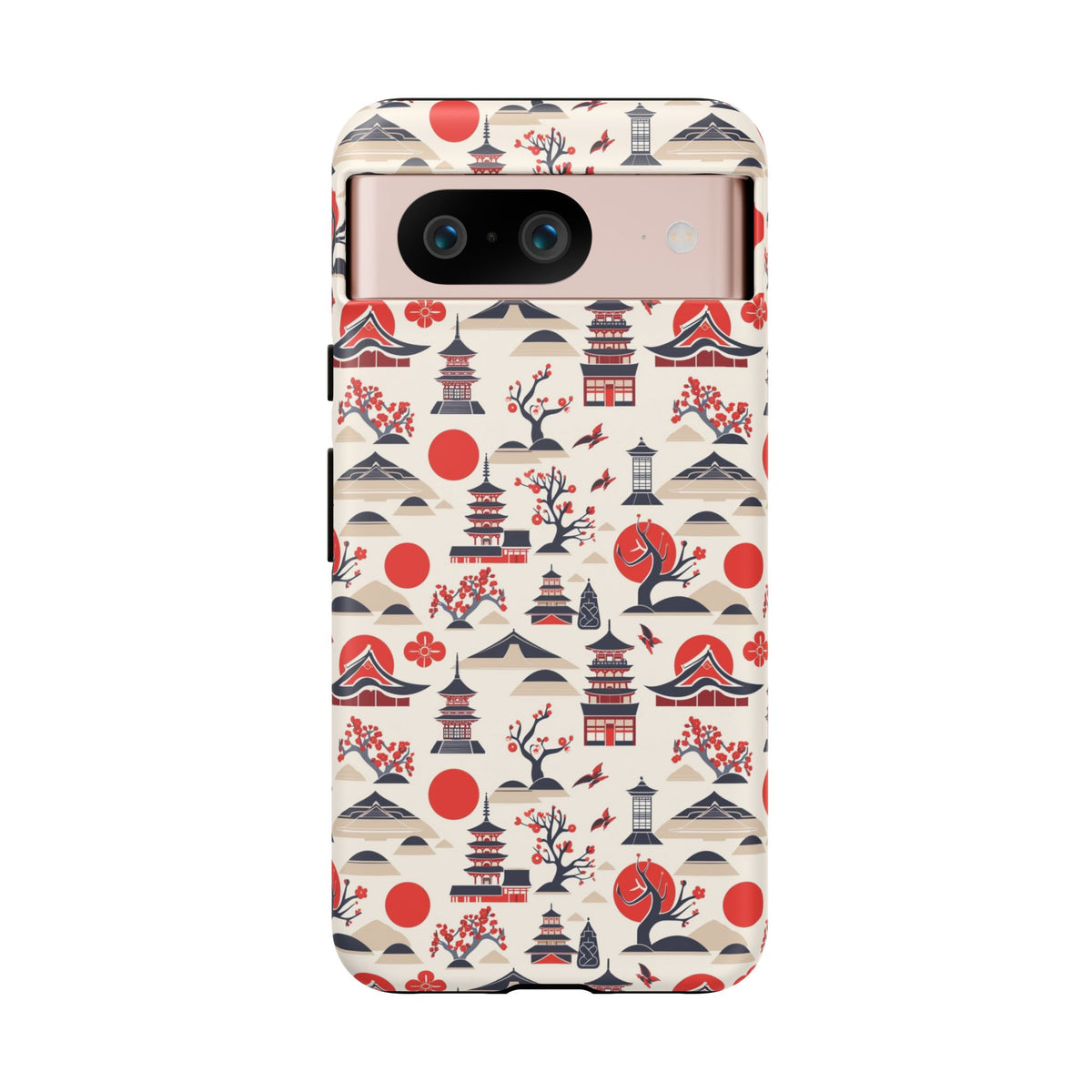 Japanese Pattern Phone Case – Elegant & Timeless Design for Your Phone 013