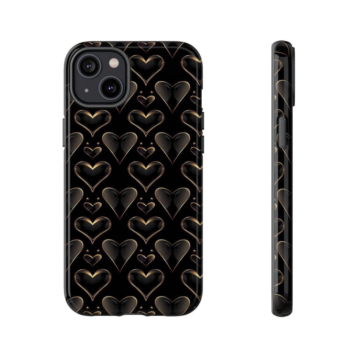 Heart Pattern Phone Case – Stylish & Loving Design for Your Device 362