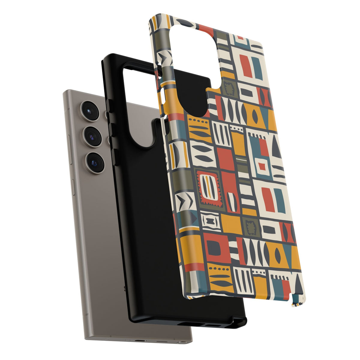 Stylish African Pattern Phone Case – Unique and Vibrant Protection 013