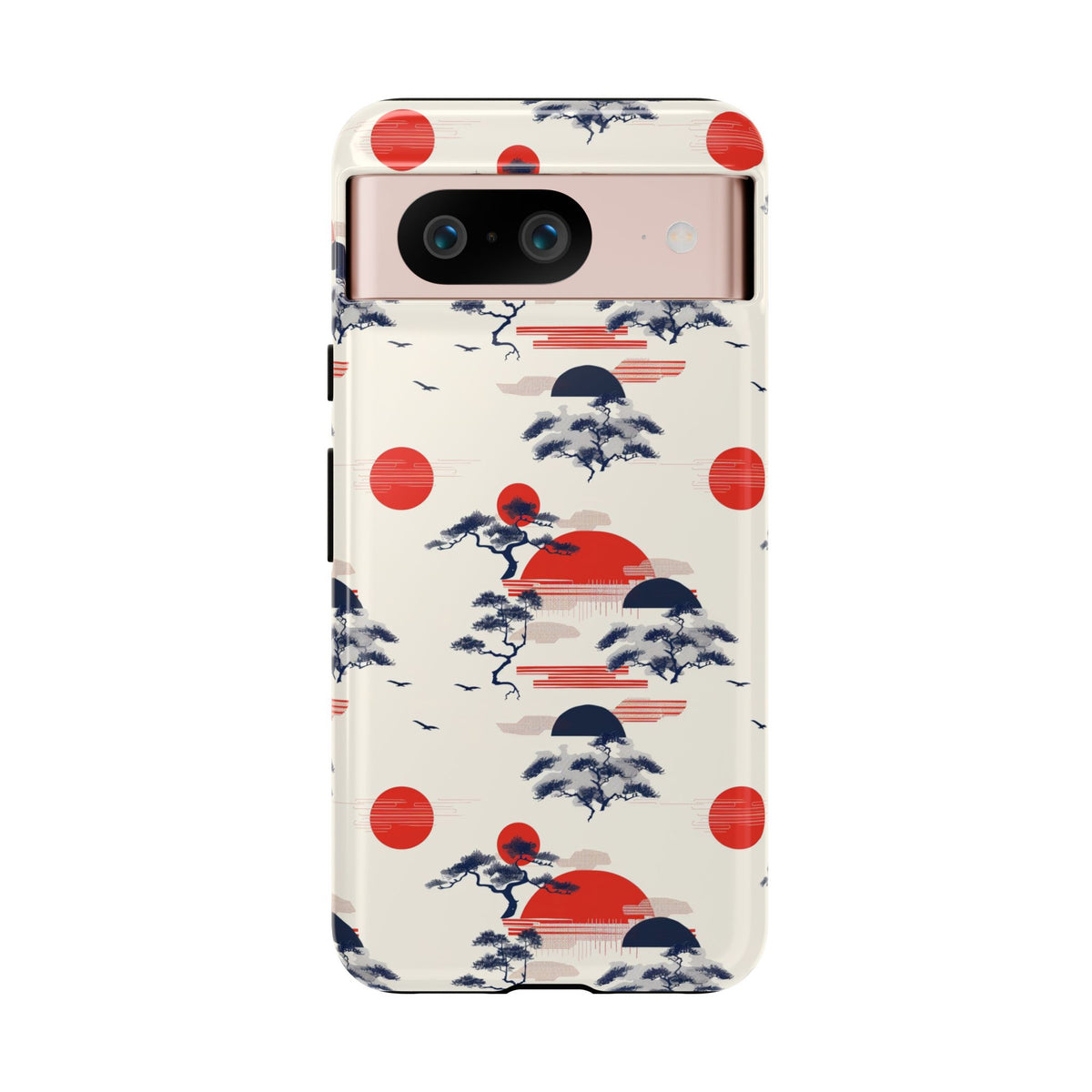 Japanese Pattern Phone Case – Elegant & Timeless Design for Your Phone 047