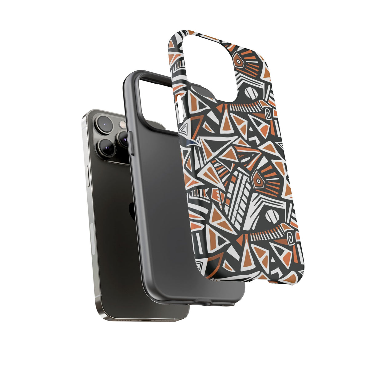 Stylish African Pattern Phone Case – Unique and Vibrant Protection 205