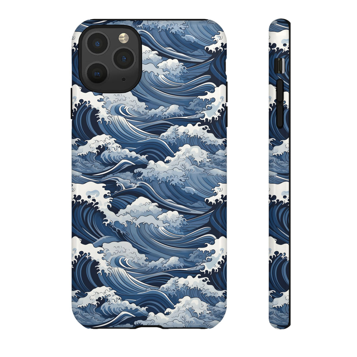 Japanese Waves Phone Case – Embrace Timeless Elegance with Classic Design