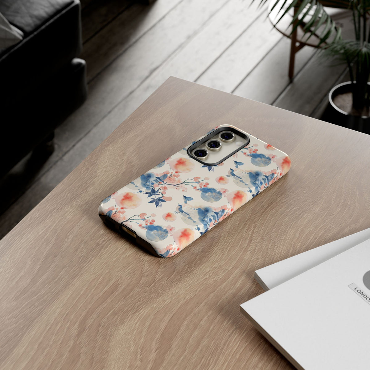 Japanese Pattern Phone Case – Elegant & Timeless Design for Your Phone 083