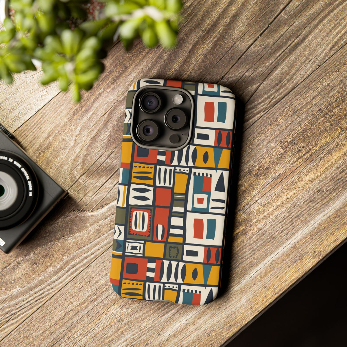 Stylish African Pattern Phone Case – Unique and Vibrant Protection 013