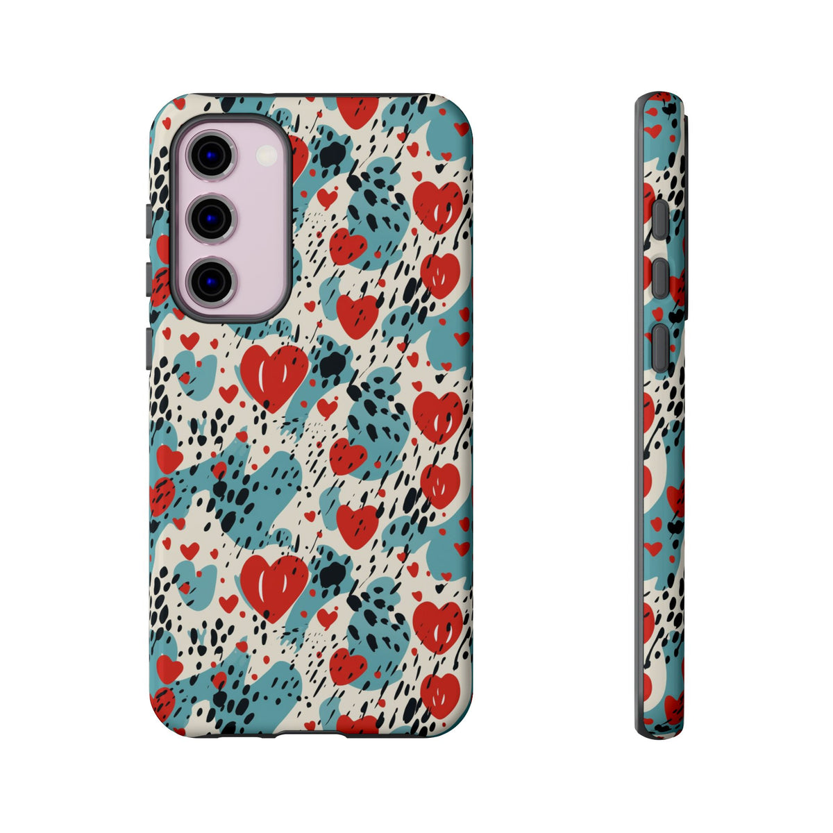 Heart Pattern Phone Case – Stylish & Loving Design for Your Device 822