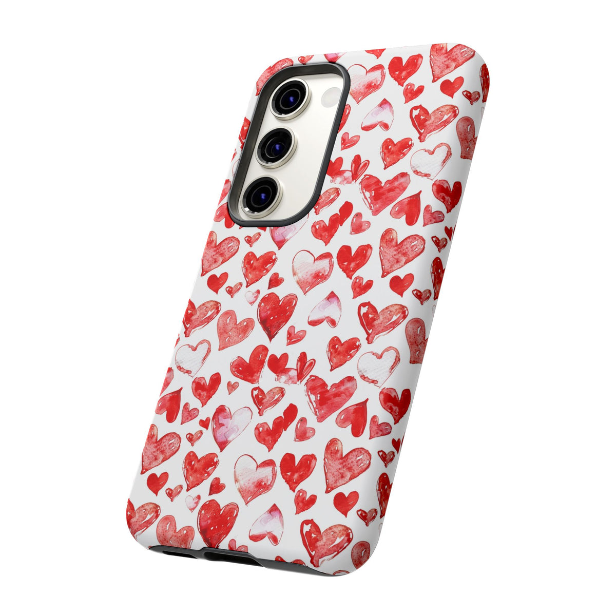 Heart Pattern Phone Case – Stylish & Loving Design for Your Device 813