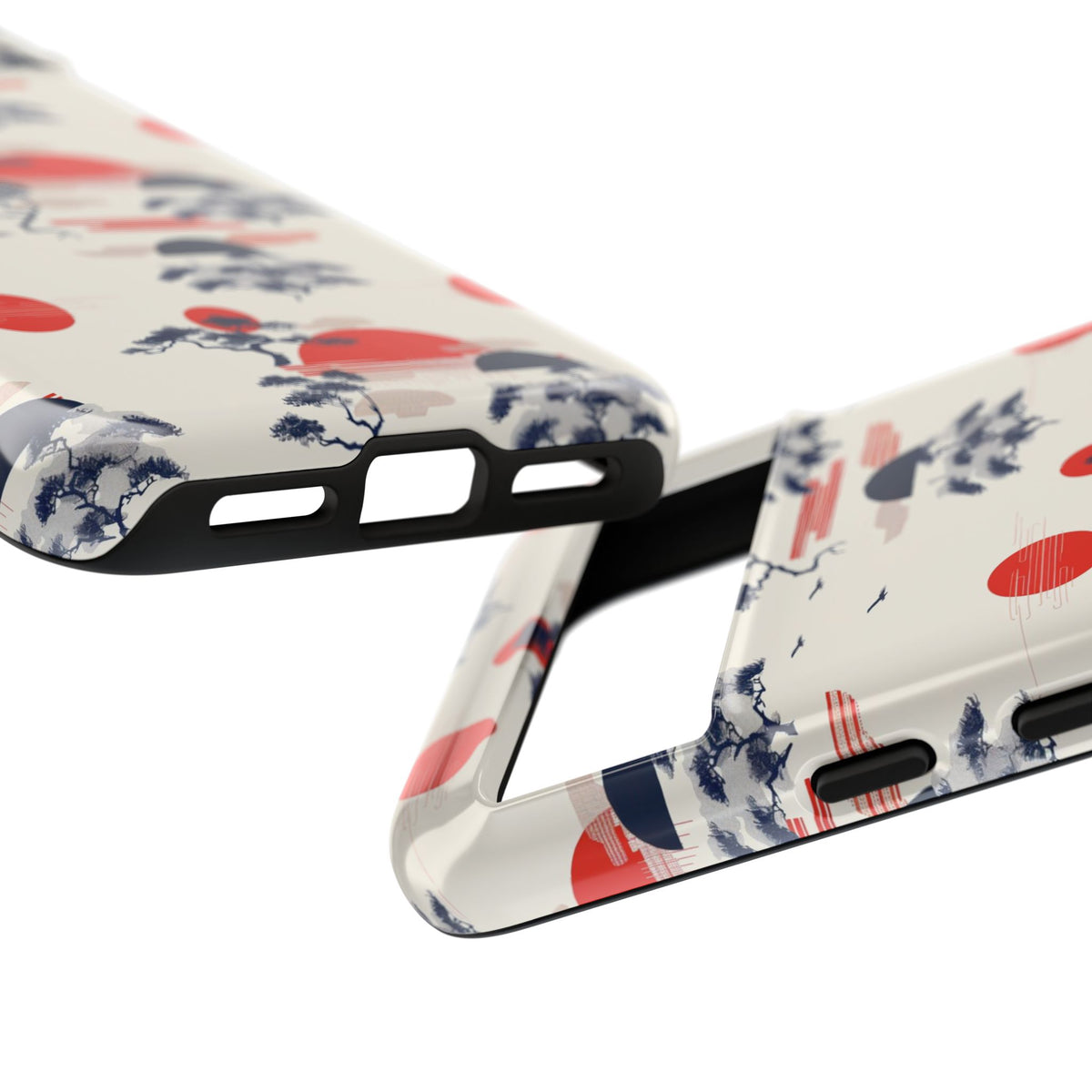 Japanese Pattern Phone Case – Elegant & Timeless Design for Your Phone 047