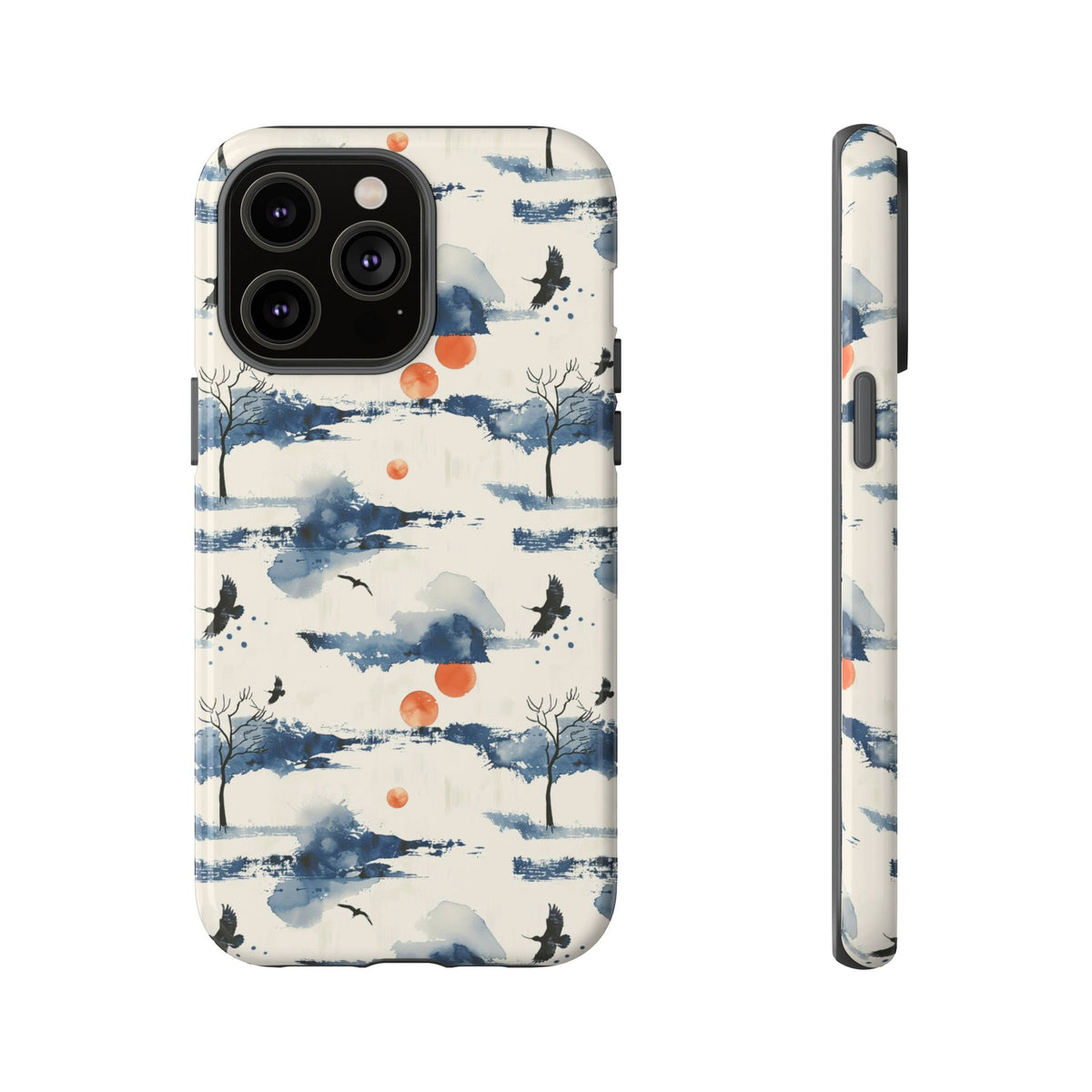 Japanese Pattern Phone Case – Elegant & Timeless Design for Your Phone 030