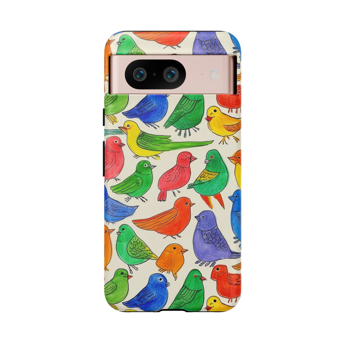 Birds Seamless Pattern Phone Case – Elegant and Timeless Avian Design 2