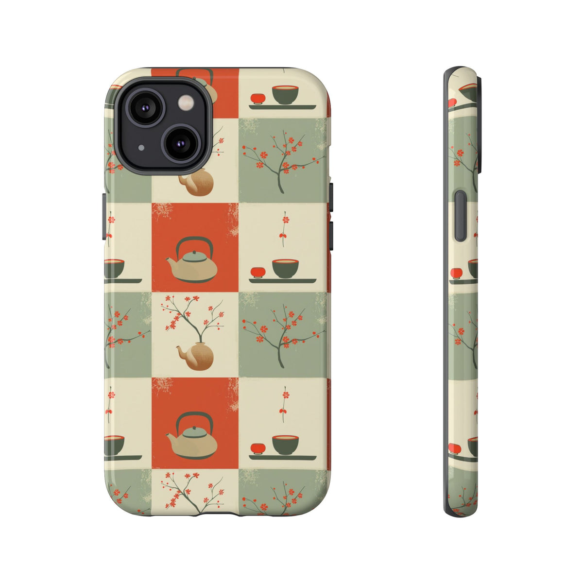 Japanese Pattern Phone Case – Elegant & Timeless Design for Your Phone 505