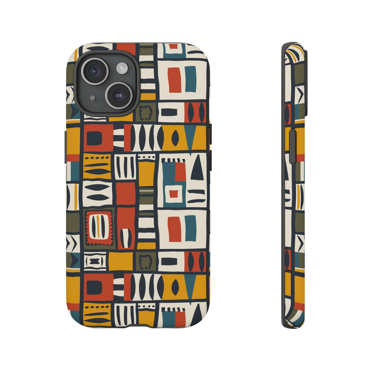 Stylish African Pattern Phone Case – Unique and Vibrant Protection 013