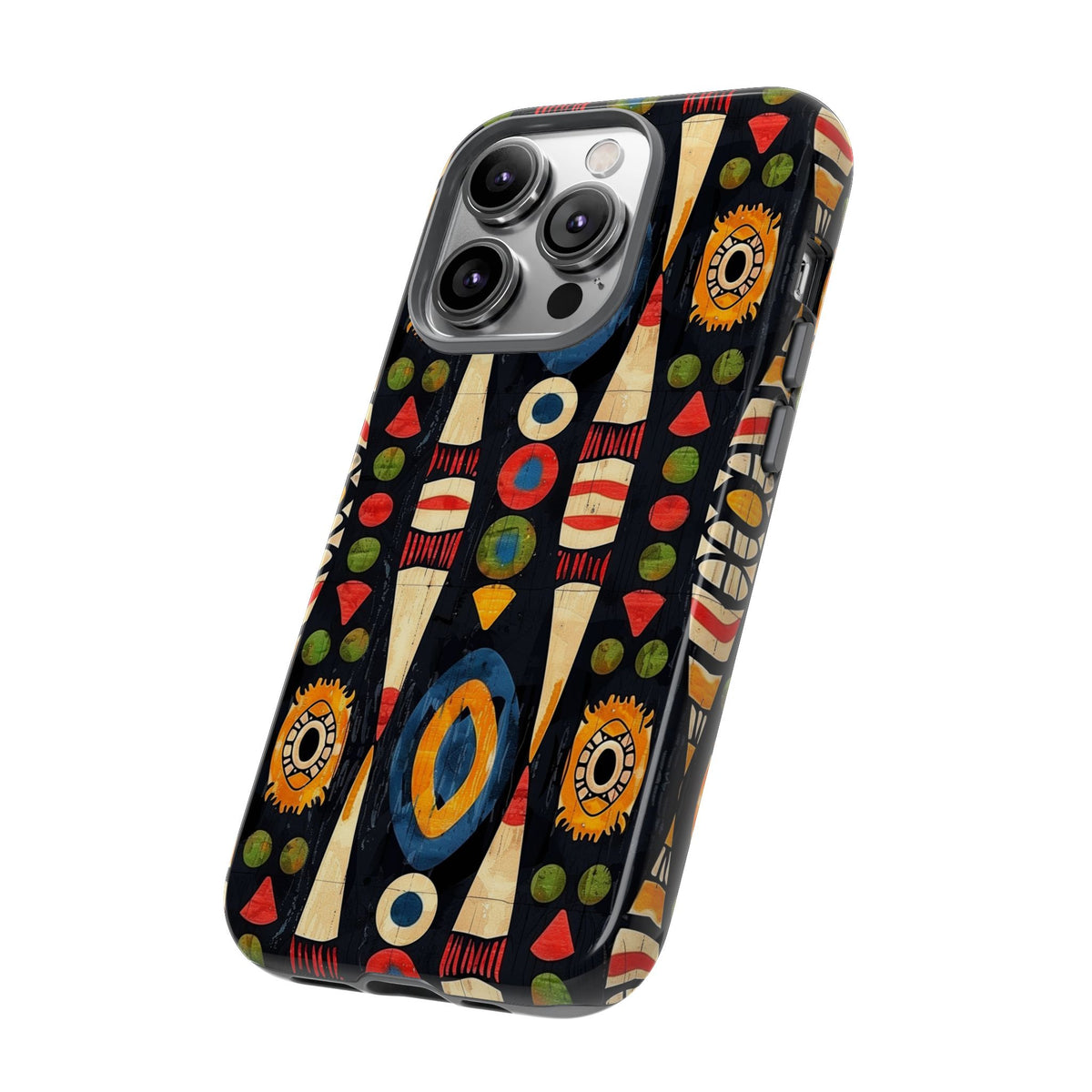 Stylish African Pattern Phone Case – Unique and Vibrant Protection 165