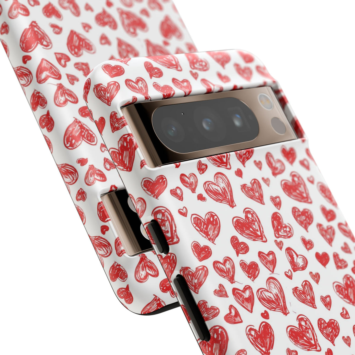 Heart Pattern Phone Case – Stylish & Loving Design for Your Device 814