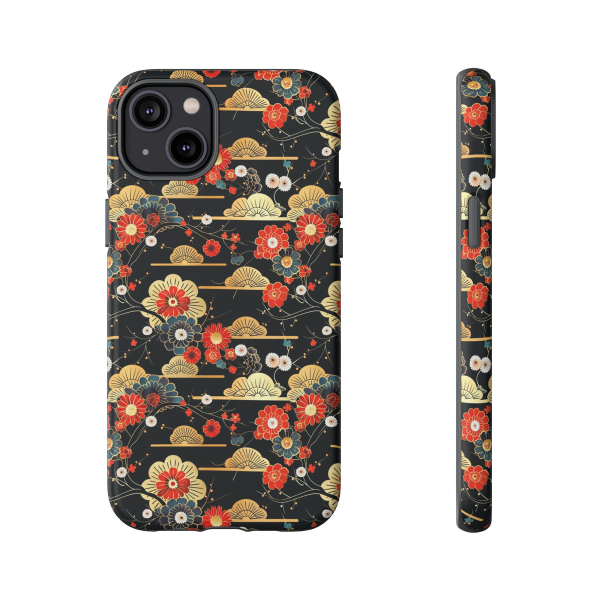 Japanese Pattern Phone Case – Elegant & Timeless Design for Your Phone 063