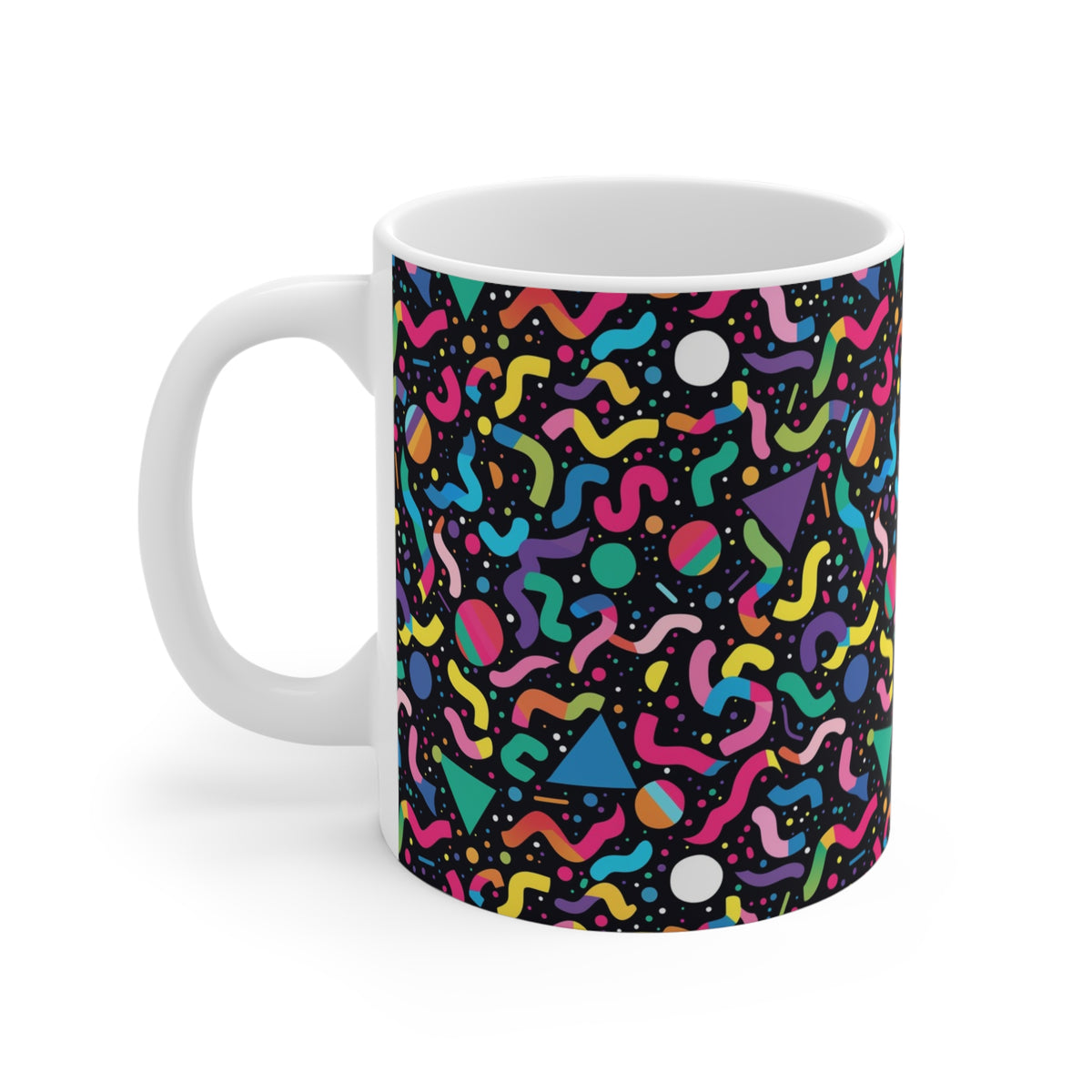 90s Retro Coffee Mug - Full Wrap Design 571