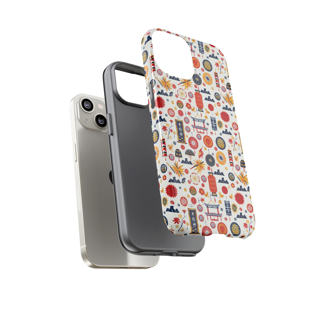 Japanese Pattern Phone Case – Elegant & Timeless Design for Your Phone 118