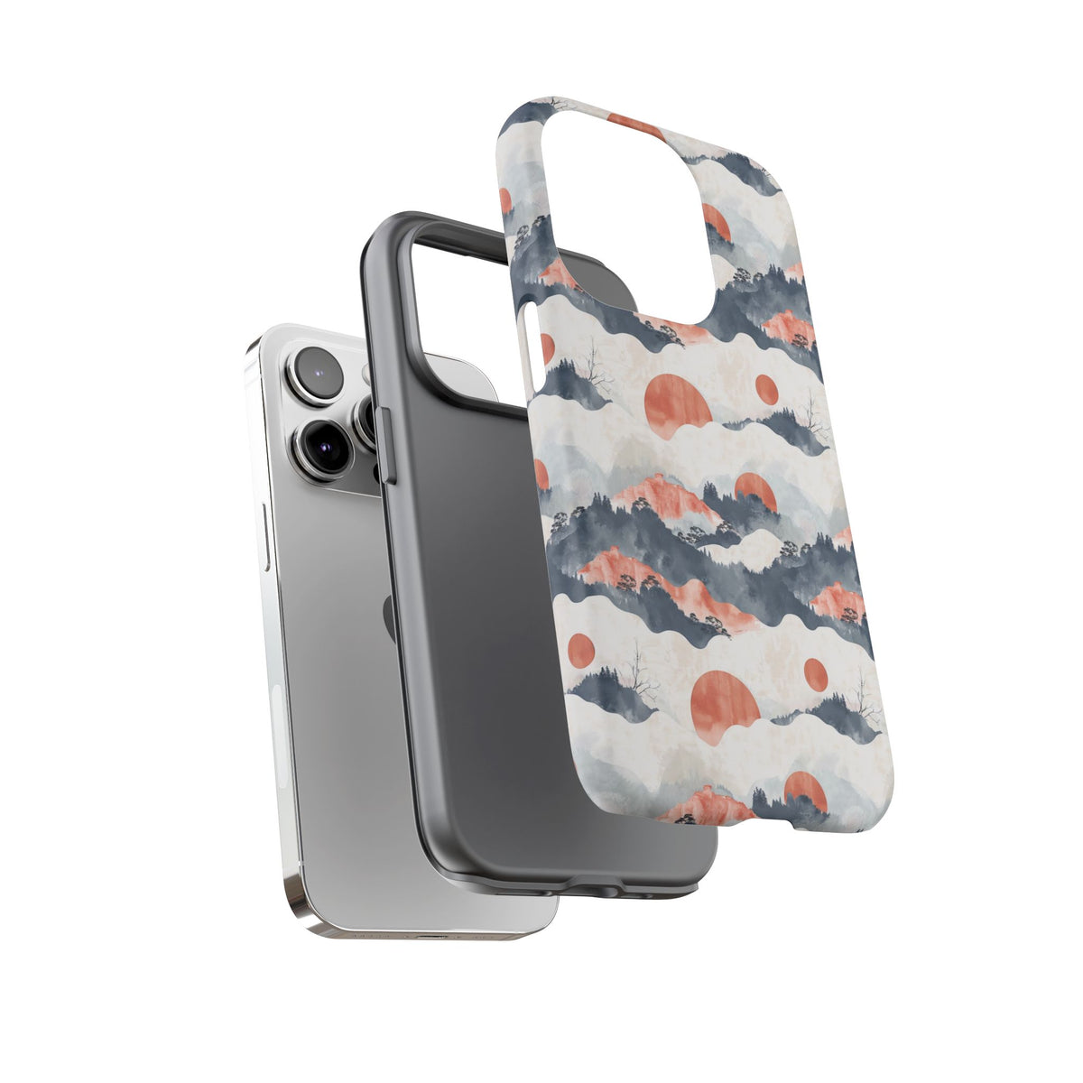 Japanese Pattern Phone Case – Elegant & Timeless Design for Your Phone 139