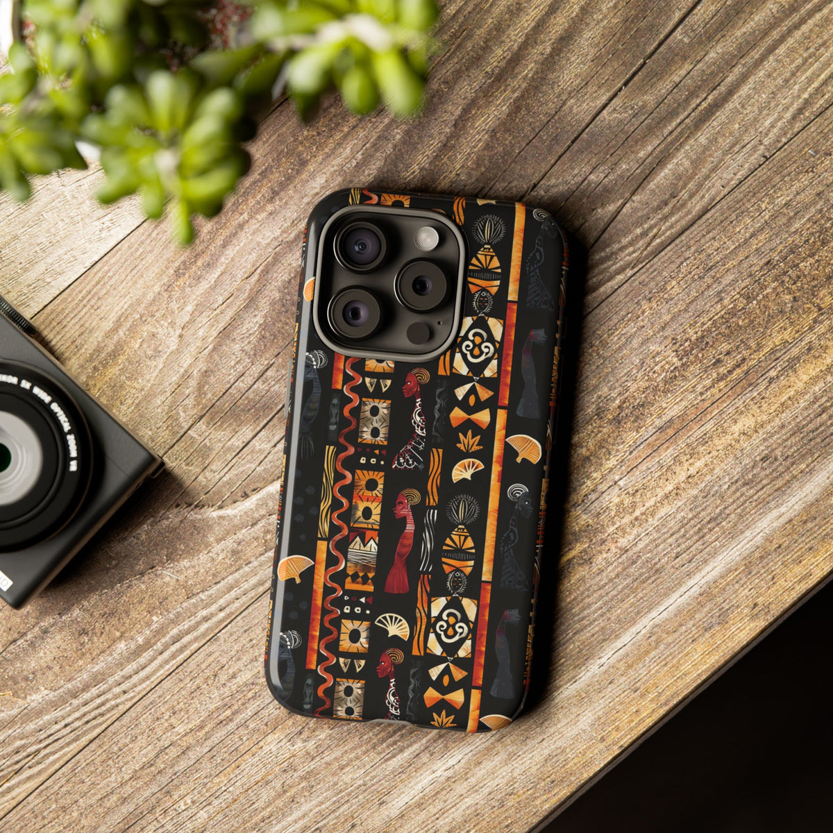 Stylish African Pattern Phone Case – Unique and Vibrant Protection 283