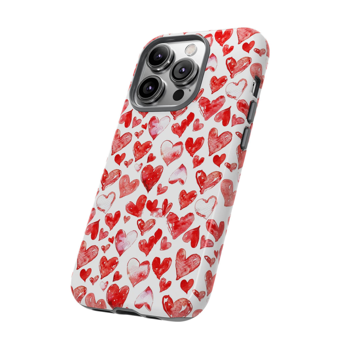 Heart Pattern Phone Case – Stylish & Loving Design for Your Device 813