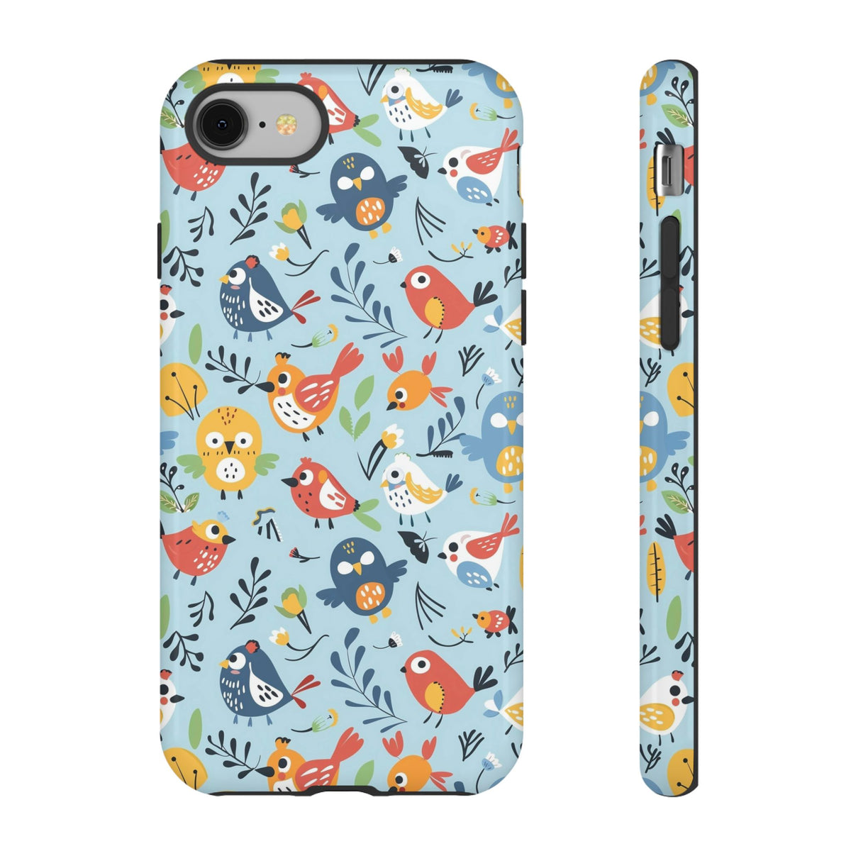 Birds Seamless Pattern Phone Case – Elegant and Timeless Avian Design 7