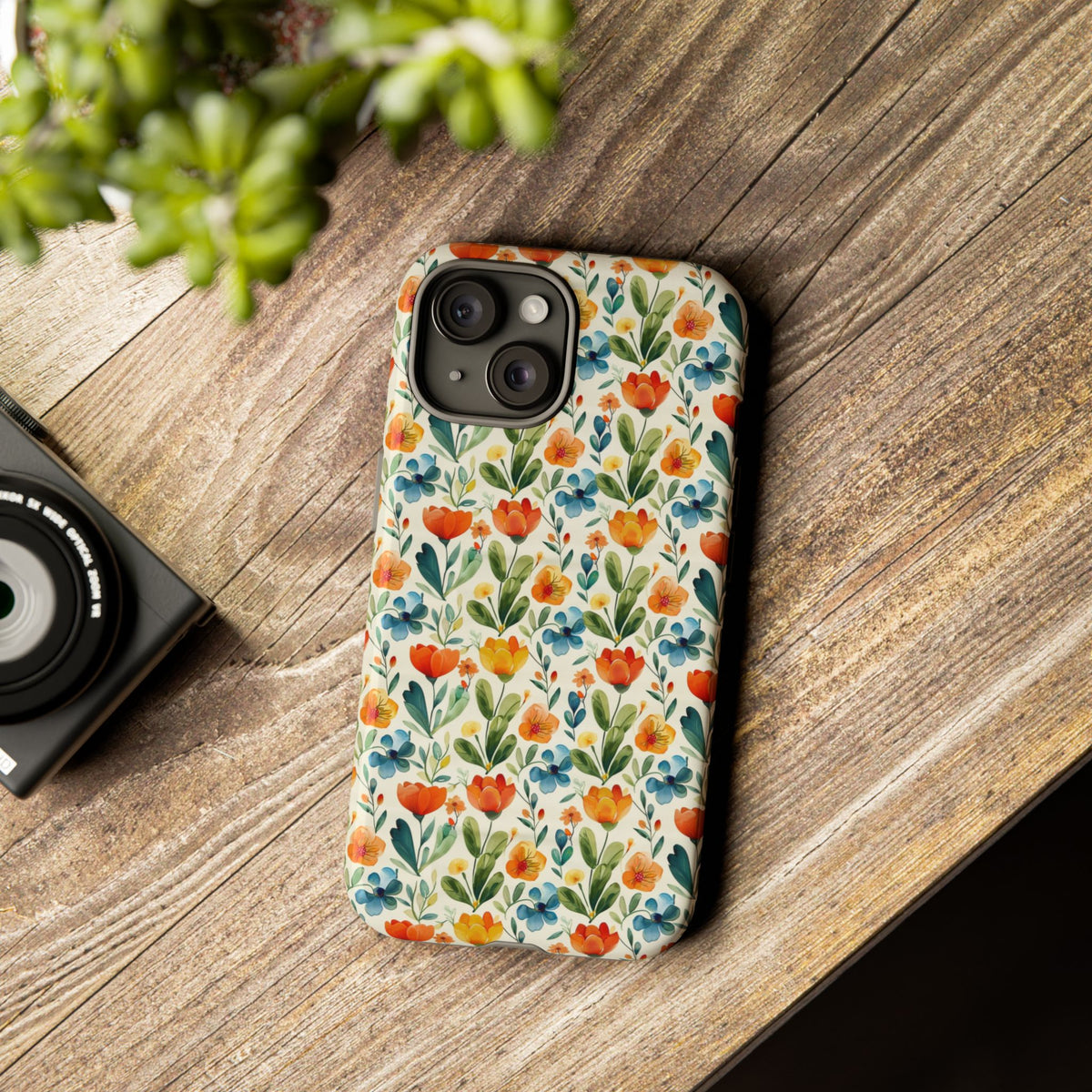 Spring Pattern Phone Case – Fresh & Vibrant Design for Your Phone 398